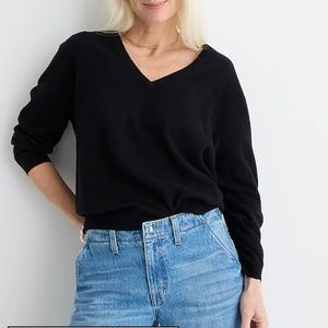 J. Crew Cashmere relaxed V-neck Sweater